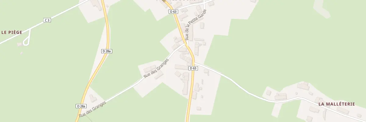 Plan du 5050 Le Bourg à Folles