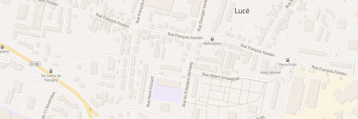Plan du 6 Rue du President John Kennedy à Lucé