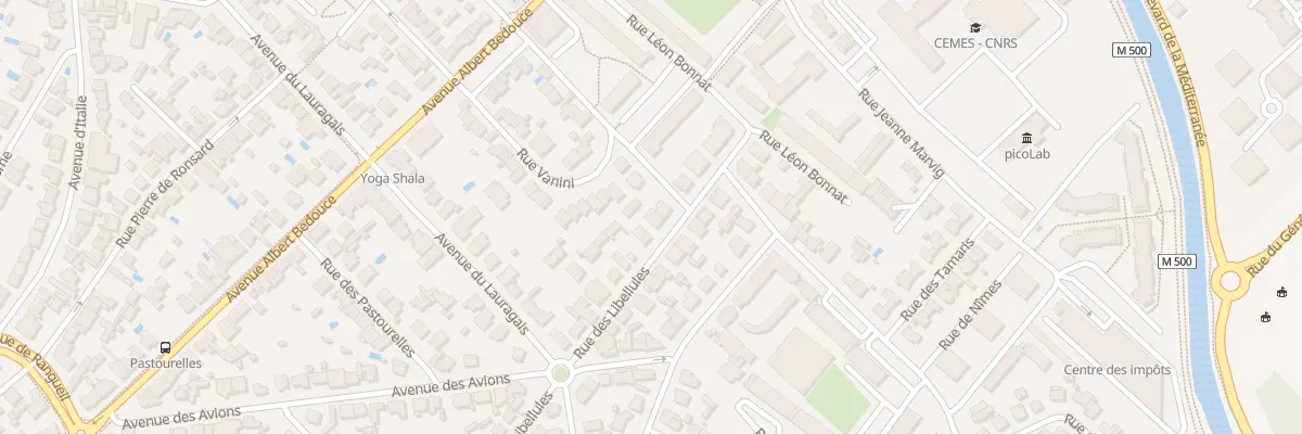 Plan du 59 Rue des Libellules à Toulouse