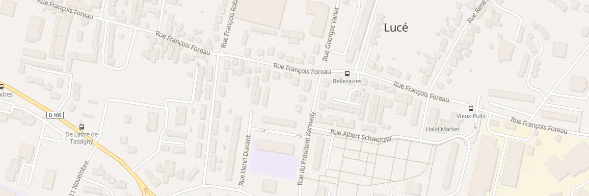 Plan du 4 Rue du President John Kennedy à Lucé