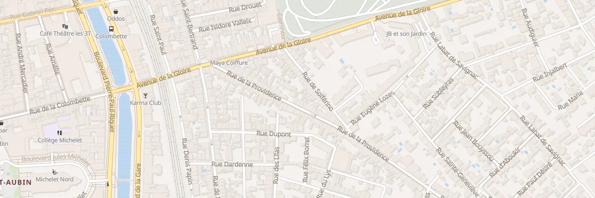 Plan du 27 Rue de la Providence à Toulouse