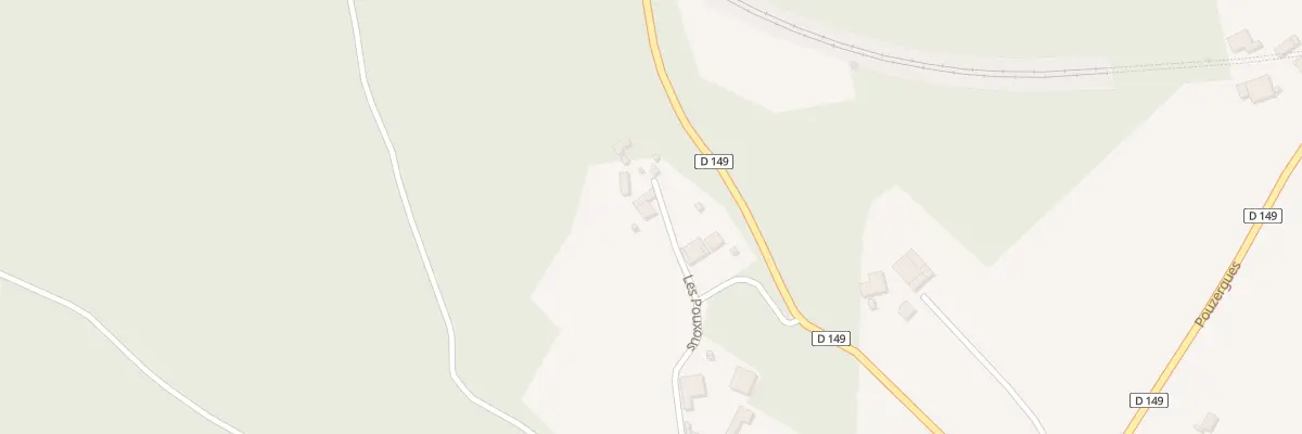 Plan du 5220F Les Pouxous au Montat