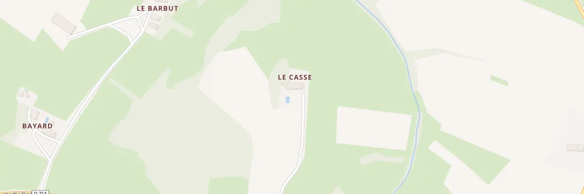 Plan du 45 Le Casse à Marliac