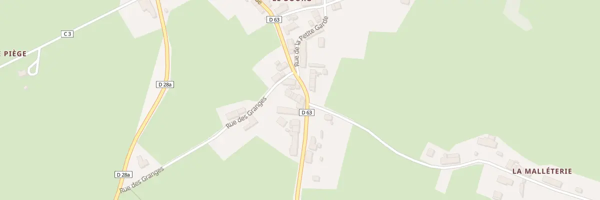 Plan du 5025 Le Bourg à Folles