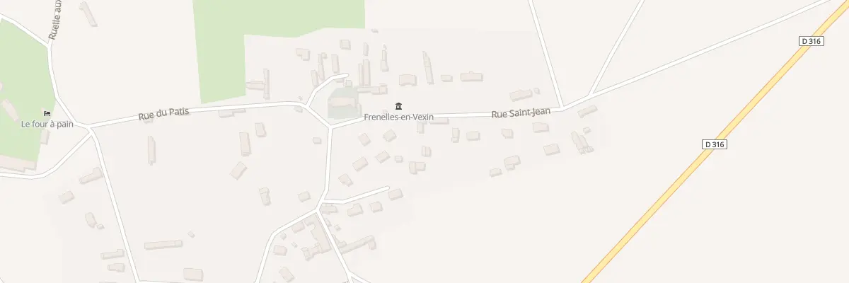 Plan du 7 Rue Saint-jean à Frenelles-en-Vexin