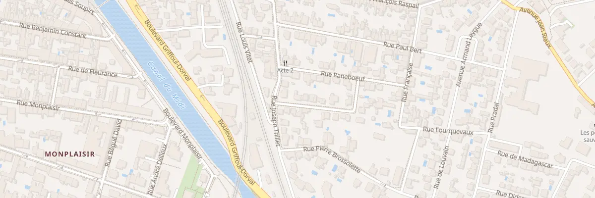 Plan du 3 Rue de l’Action Toulousaine à Toulouse