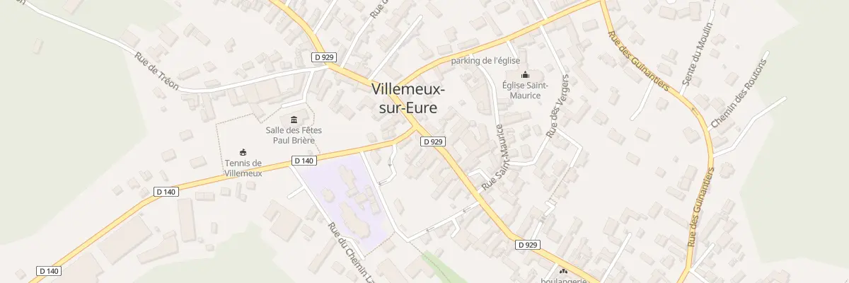 Plan du 62 Grande Rue à Villemeux-sur-Eure