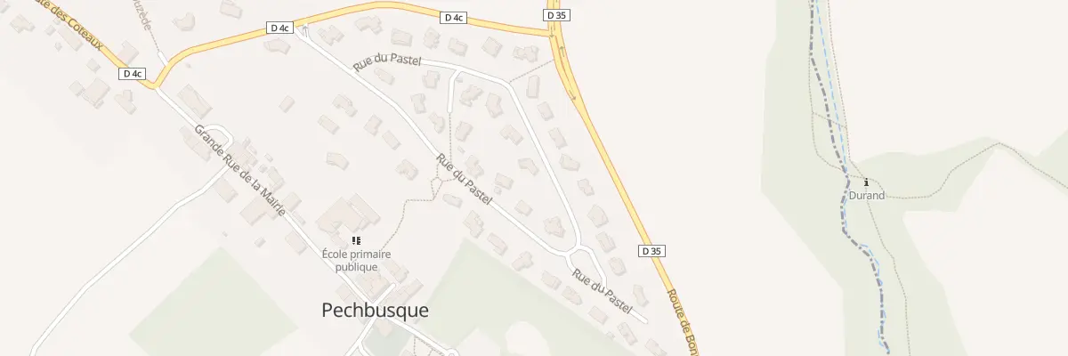 Plan du 12 Rue du Pastel à Pechbusque