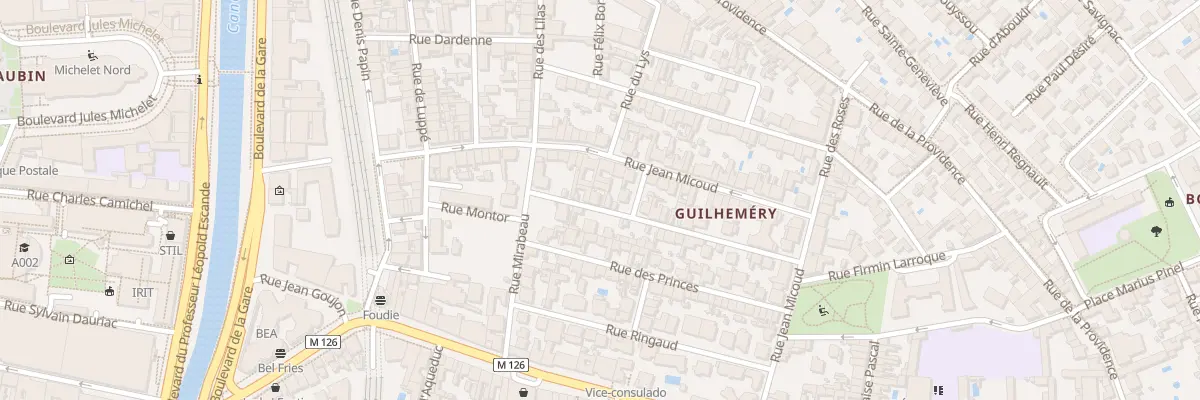 Plan du 9 Rue Saint Ligory à Toulouse