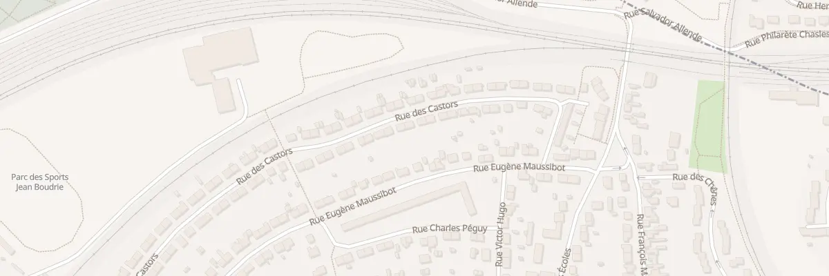 Plan du 25 Rue des Castors à Lucé