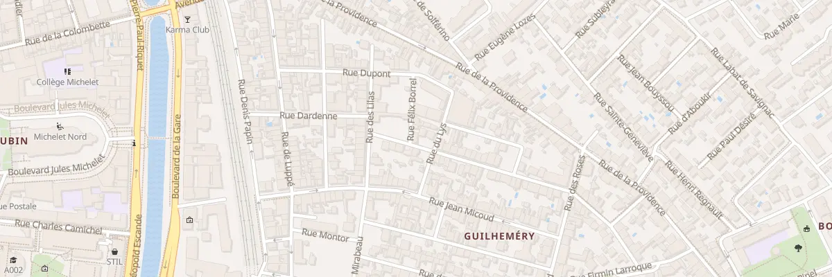 Plan du 7 Rue Jonquières à Toulouse