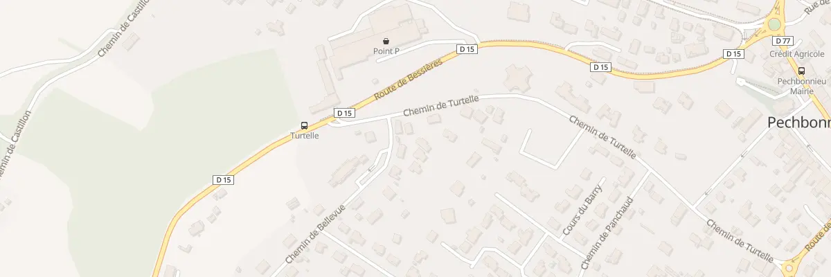 Plan du 2A Che de Turtelle à Pechbonnieu