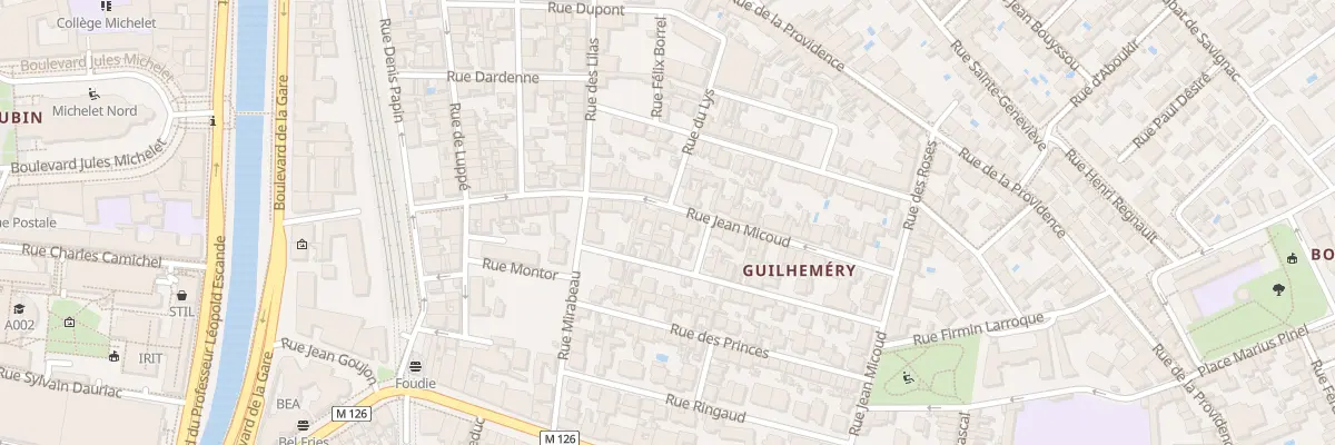 Plan du 57 Rue Jean Micoud à Toulouse
