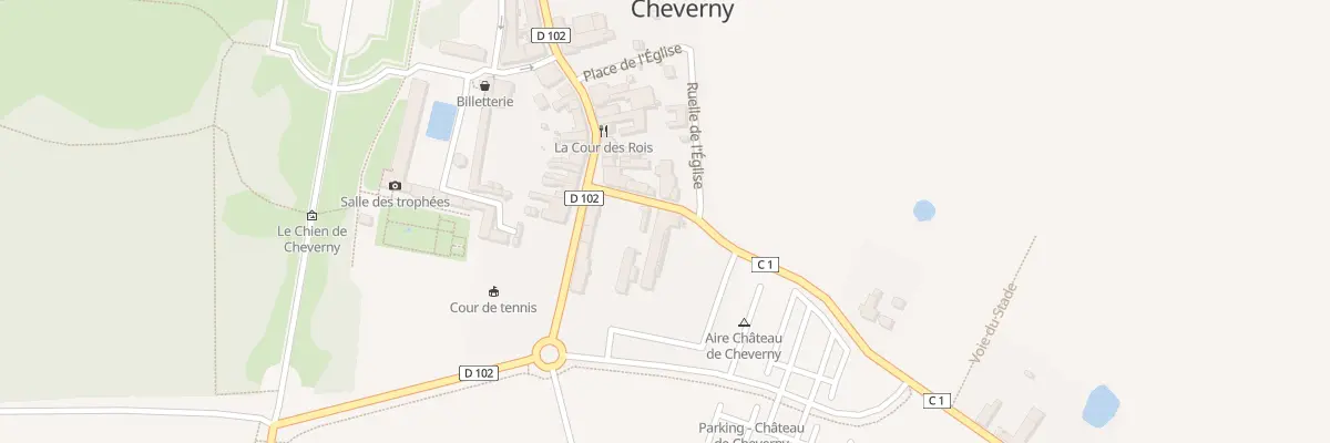 Plan du 4 Rte du Bucher à Cheverny