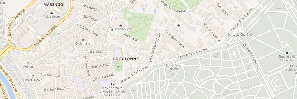 Plan du 2 Imp Montcabrier à Toulouse