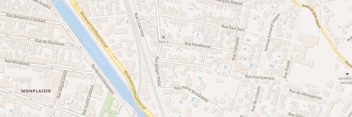 Plan du 5 Rue de l’Action Toulousaine à Toulouse