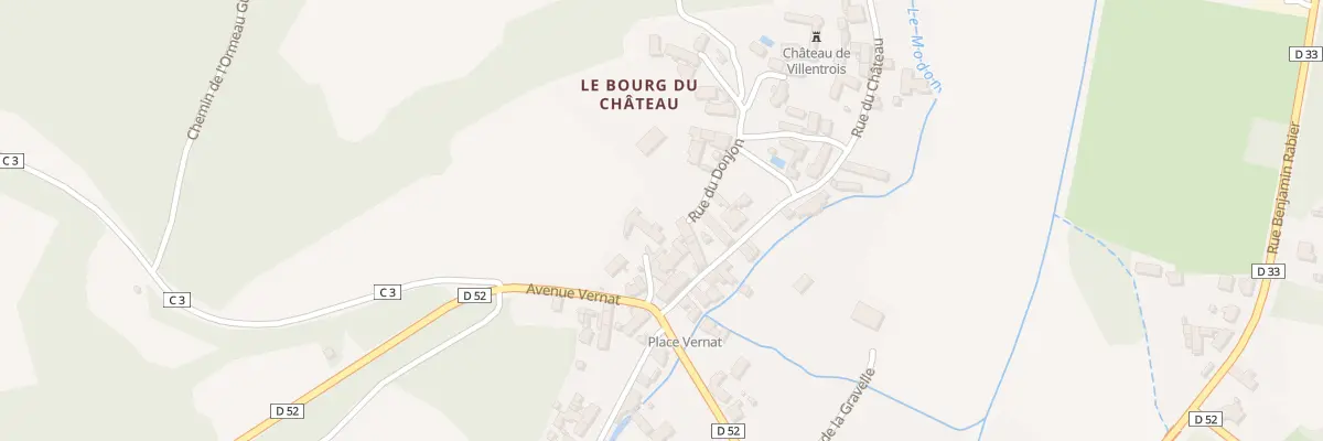 Plan du 5083 Le Bourg du Chateau à Villentrois-Faverolles-en-Berry