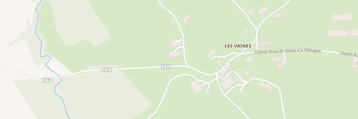 Plan du 6 Les Vaines à Vigoux