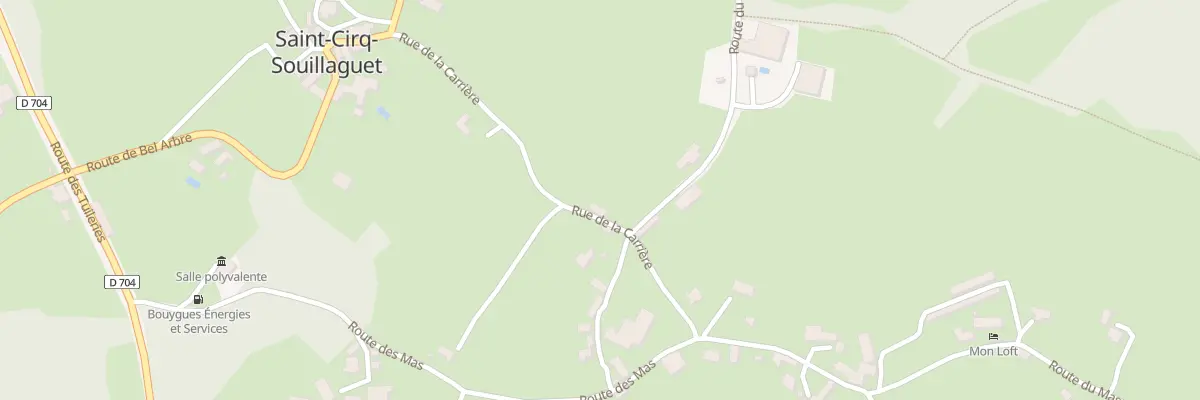 Plan du 5075 Le Mas à Saint-Cirq-Souillaguet