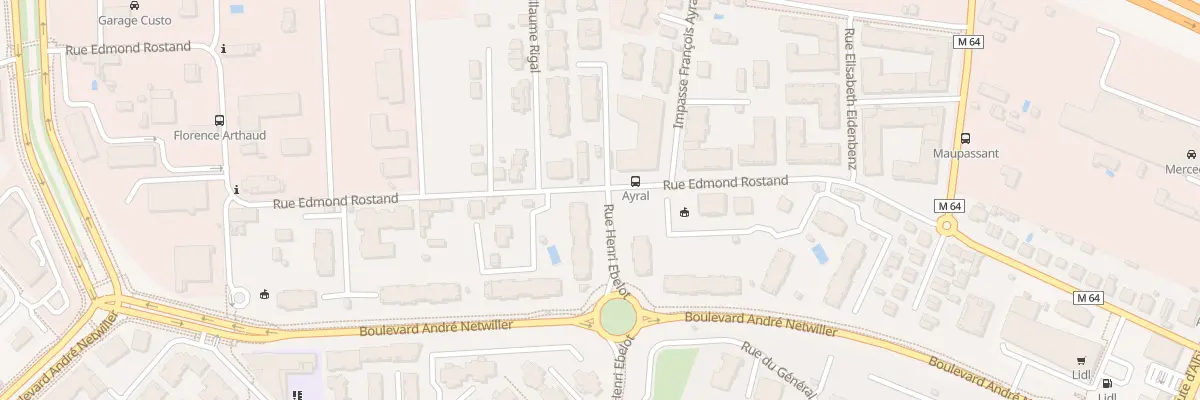 Plan du 53 Rue Edmond Rostand à Toulouse