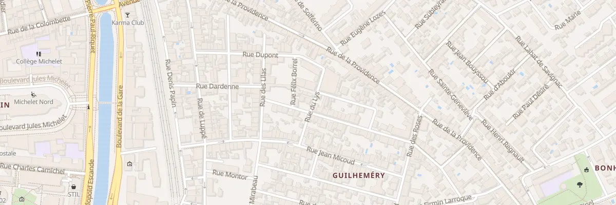 Plan du 11 Rue Jonquières à Toulouse
