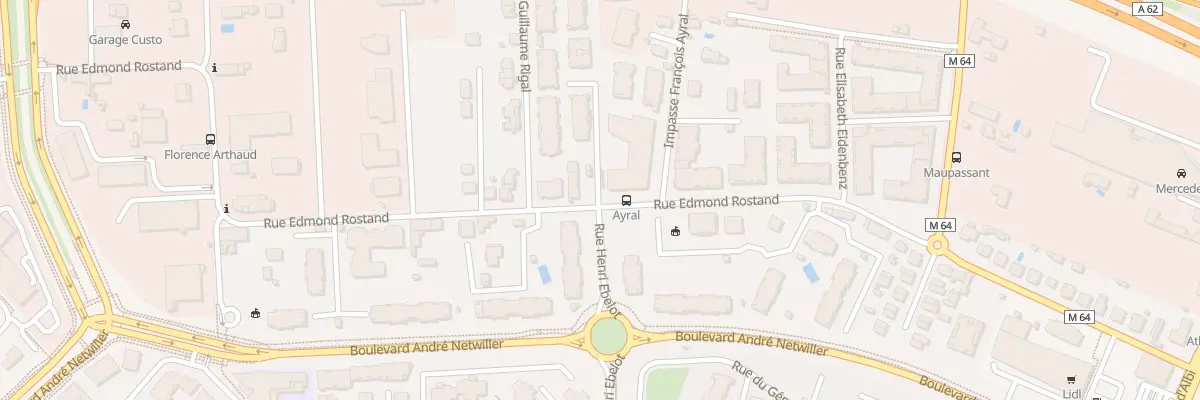 Plan du 54 Rue Edmond Rostand à Toulouse