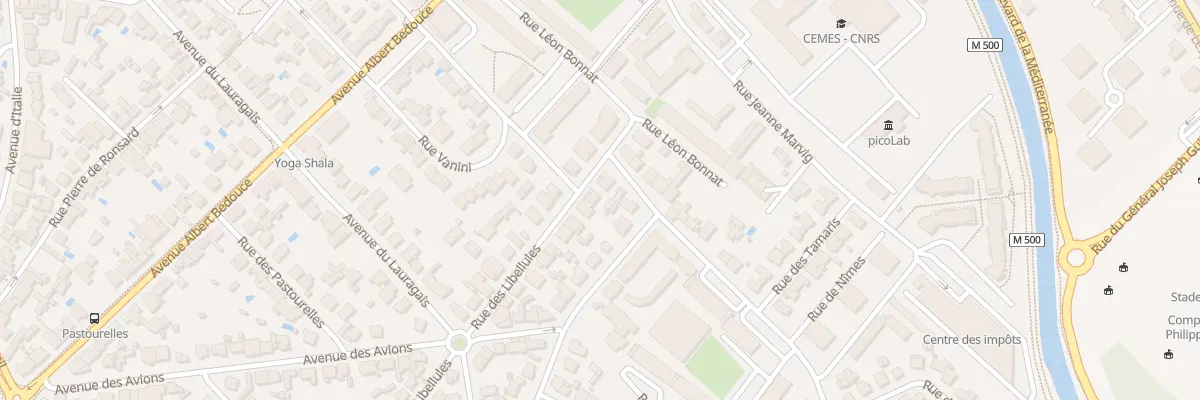 Plan du 60 Rue des Libellules à Toulouse