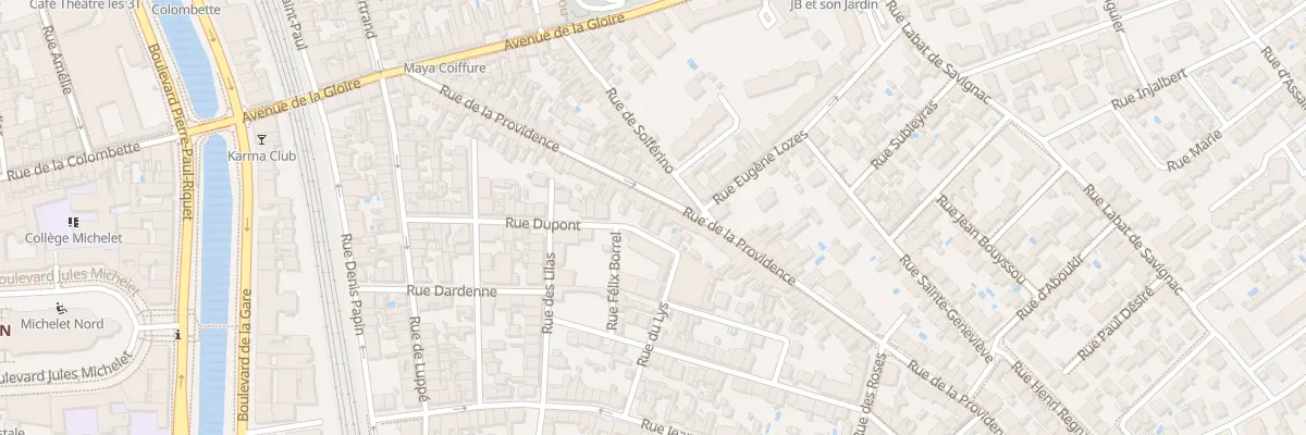 Plan du 54 Rue de la Providence à Toulouse
