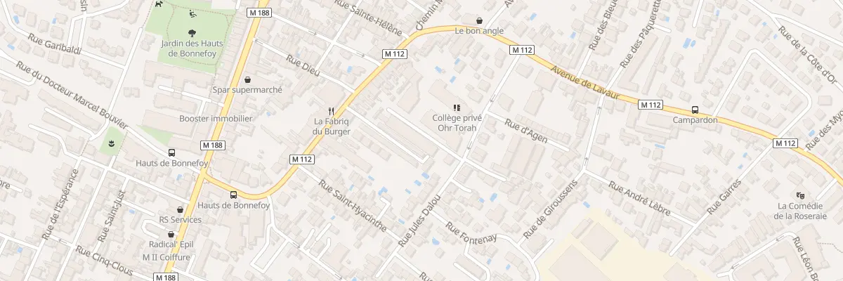 Plan du 31 Rue Jules Dalou à Toulouse
