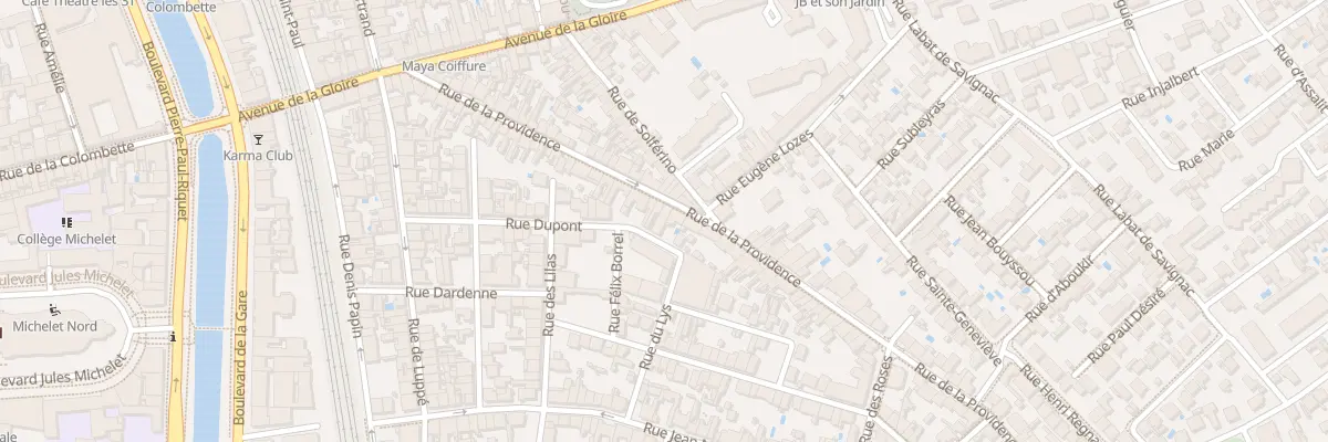 Plan du 56 Rue de la Providence à Toulouse