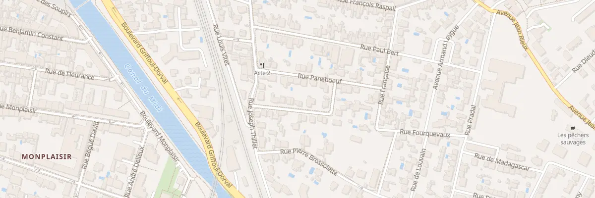 Plan du 9 Rue de l’Action Toulousaine à Toulouse
