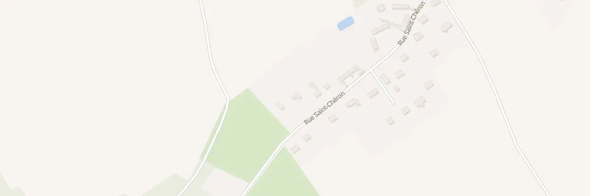 Plan du 28 Rue de St Cheron à Villegats