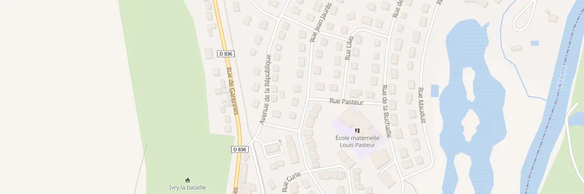 Plan du 3 Rue Jean Jaurès à Ivry-la-Bataille