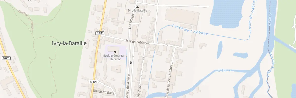 Plan du 22 Rue Rene Dauplay à Ivry-la-Bataille