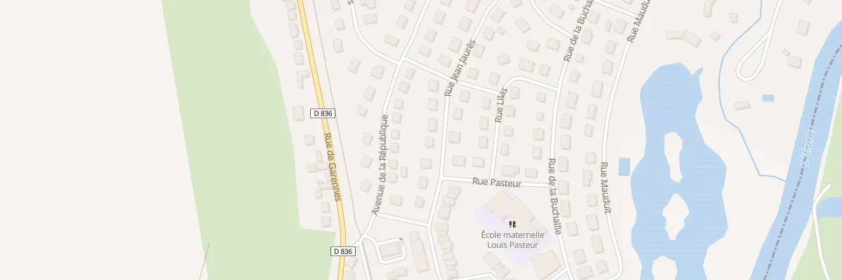 Plan du 7 Rue Jean Jaurès à Ivry-la-Bataille