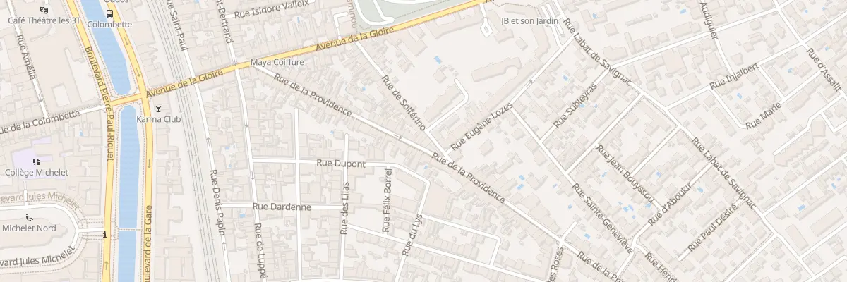 Plan du 41 Rue de la Providence à Toulouse