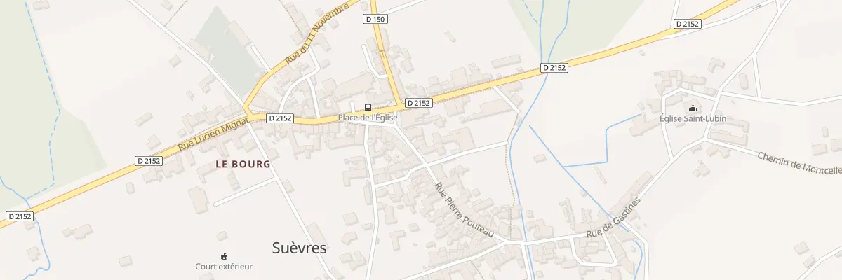 Plan du 3 Rue Pierre Pouteau à Suèvres
