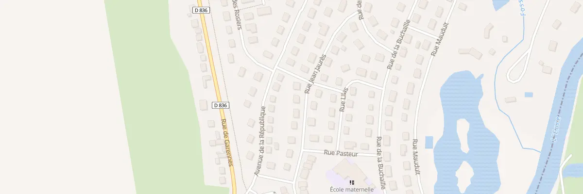 Plan du 11 Rue Jean Jaurès à Ivry-la-Bataille