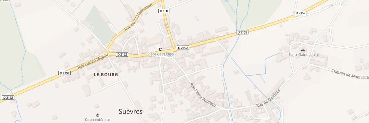 Plan du 1 Rue Pierre Pouteau à Suèvres