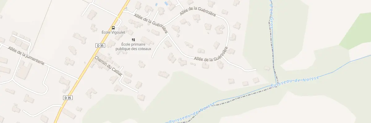 Plan du 11 All de la Guérinière à Vigoulet-Auzil