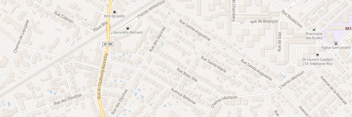 Plan du 34 Rue Beau Site à Toulouse