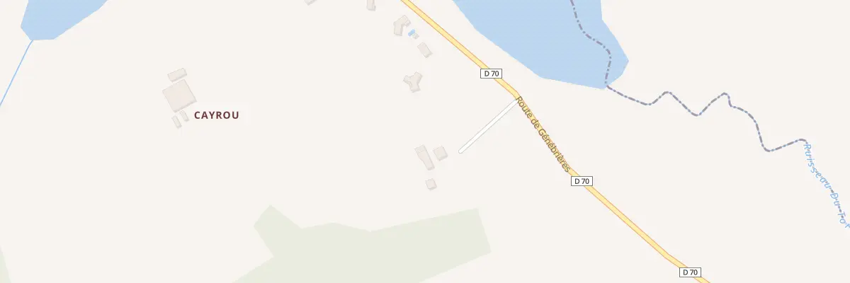 Plan du 3374 Rte de Génébrières à Léojac