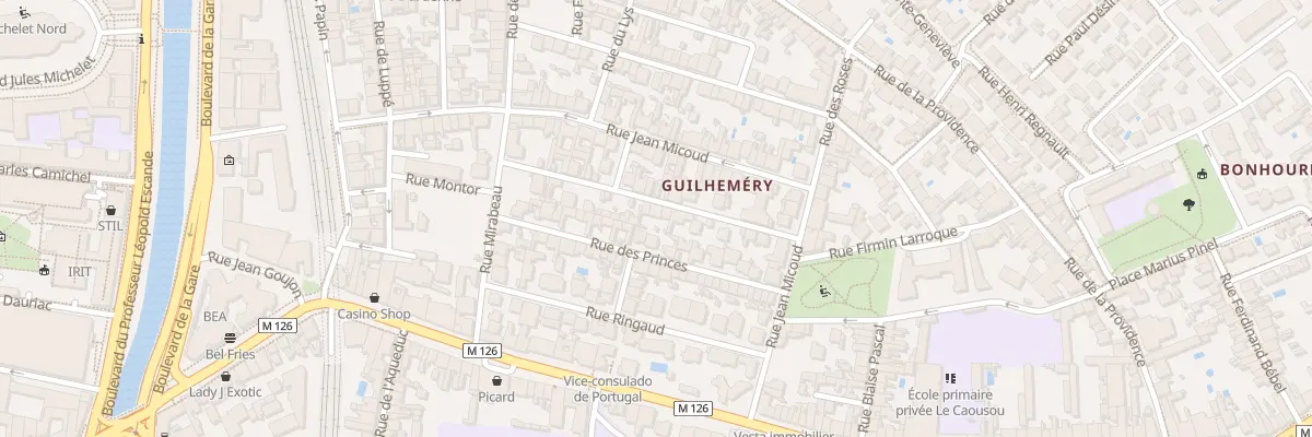 Plan du 16 Rue Saint Ligory à Toulouse