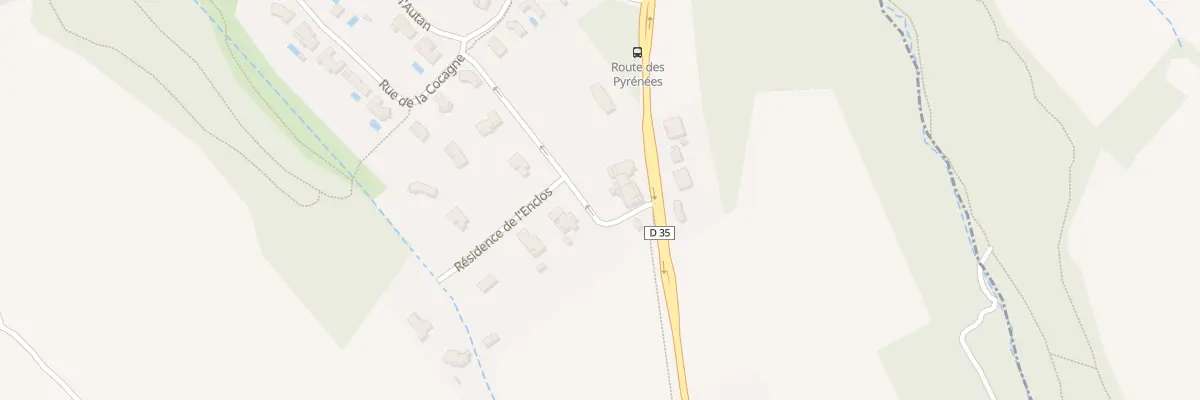 Plan du 4 Rte des Pyrénées à Pechbusque