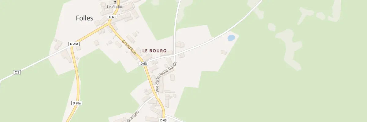 Plan du 5014 Le Bourg à Folles