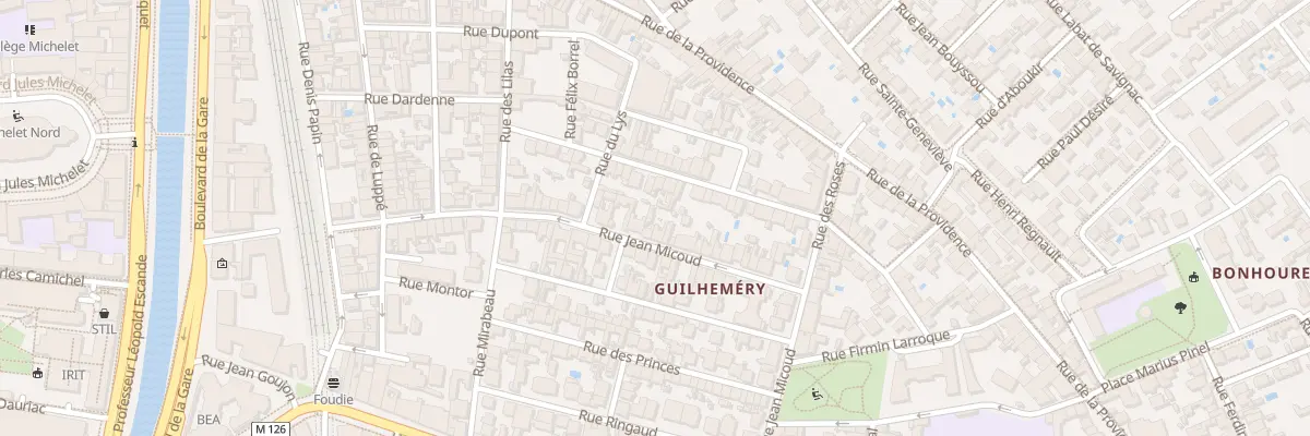 Plan du 52 Rue Jean Micoud à Toulouse