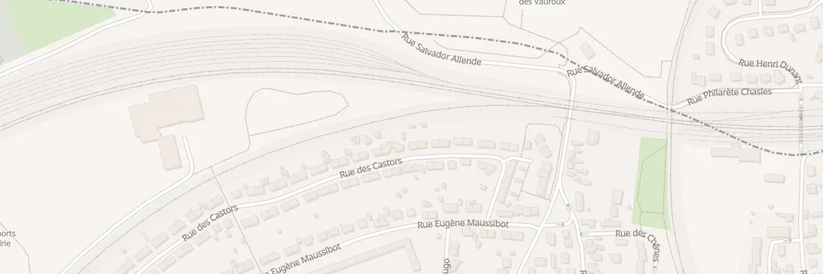 Plan du 34 Rue des Castors à Lucé