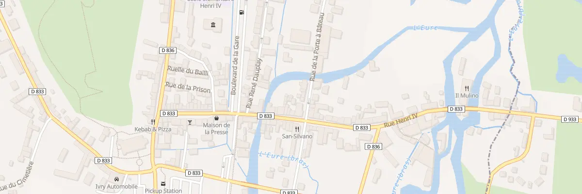 Plan du 62 Rue Henri 4 à Ivry-la-Bataille