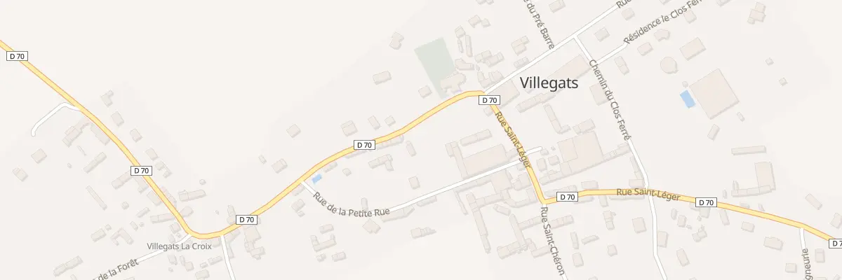 Plan du 26 Rue Saint Léger à Villegats