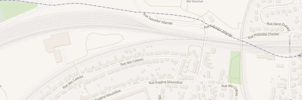 Plan du 32 Rue des Castors à Lucé